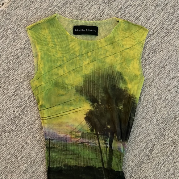 Louisa Ballou Multicolor Heatwave Ruched Dress - Picture 3 of 6